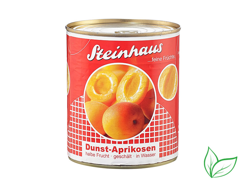 Dunst-Aprikosen 1/2 Frucht, geschält 850 ml