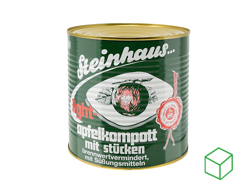 Light-Apfelkompott, stückig 2650 ml