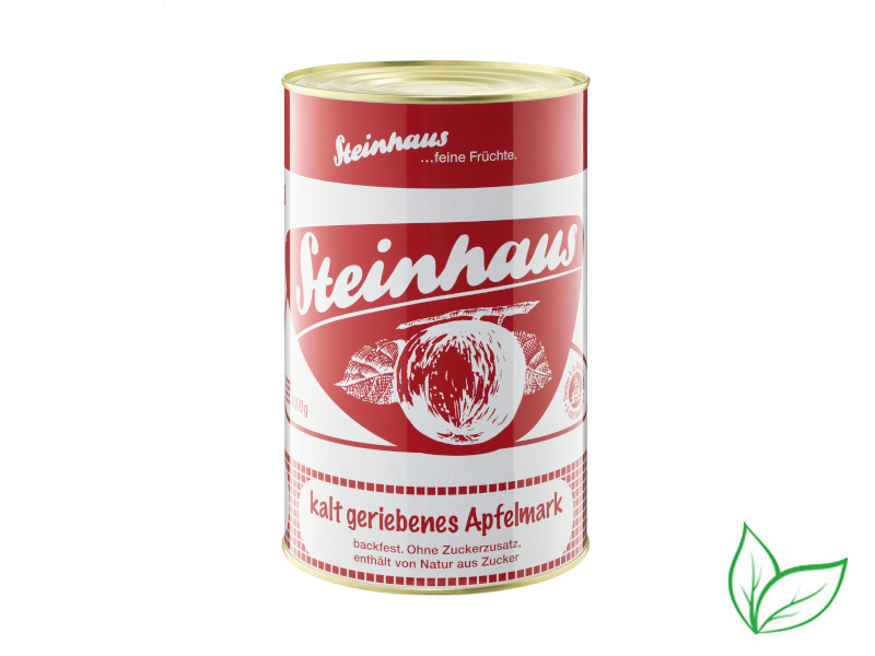 kalt geriebenes Apfelmark, backfest 4250 ml