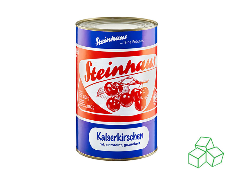 Kaiserkirschen rot, entsteint, mit Farbstoff 4250 ml